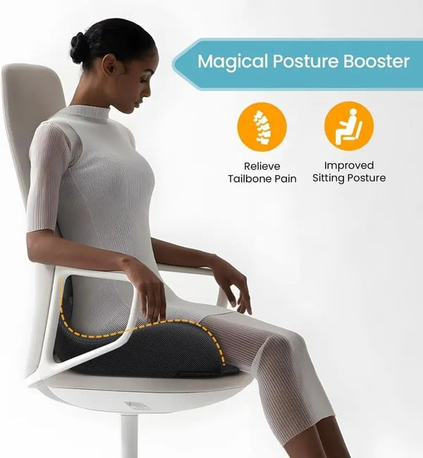 Ergonomic Design Memory Foam Seat Cushion