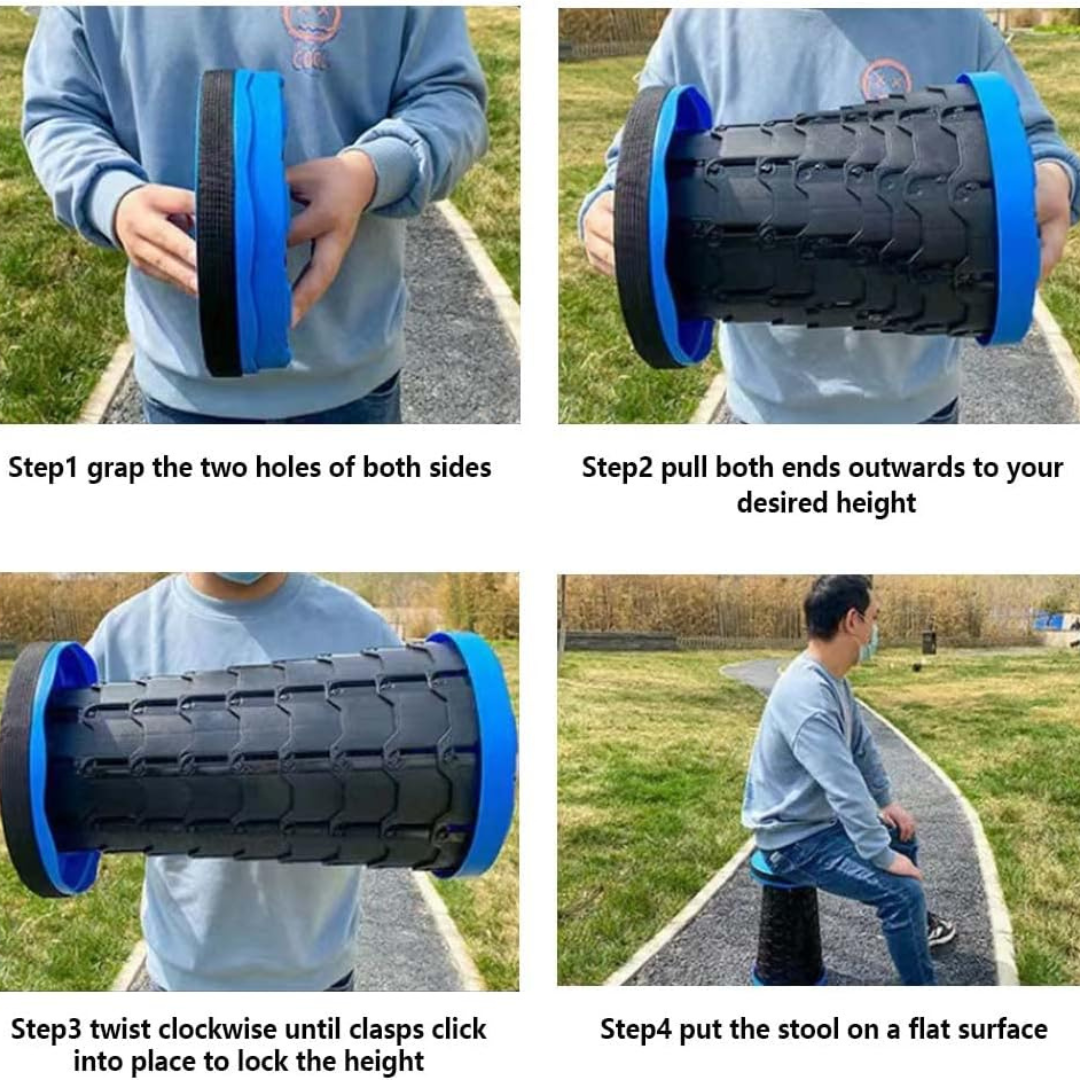 Heavy-Duty Collapsible Portable Stool