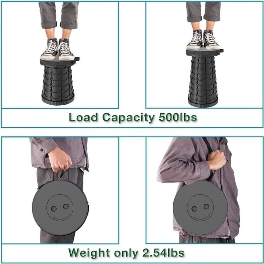 Heavy-Duty Collapsible Portable Stool