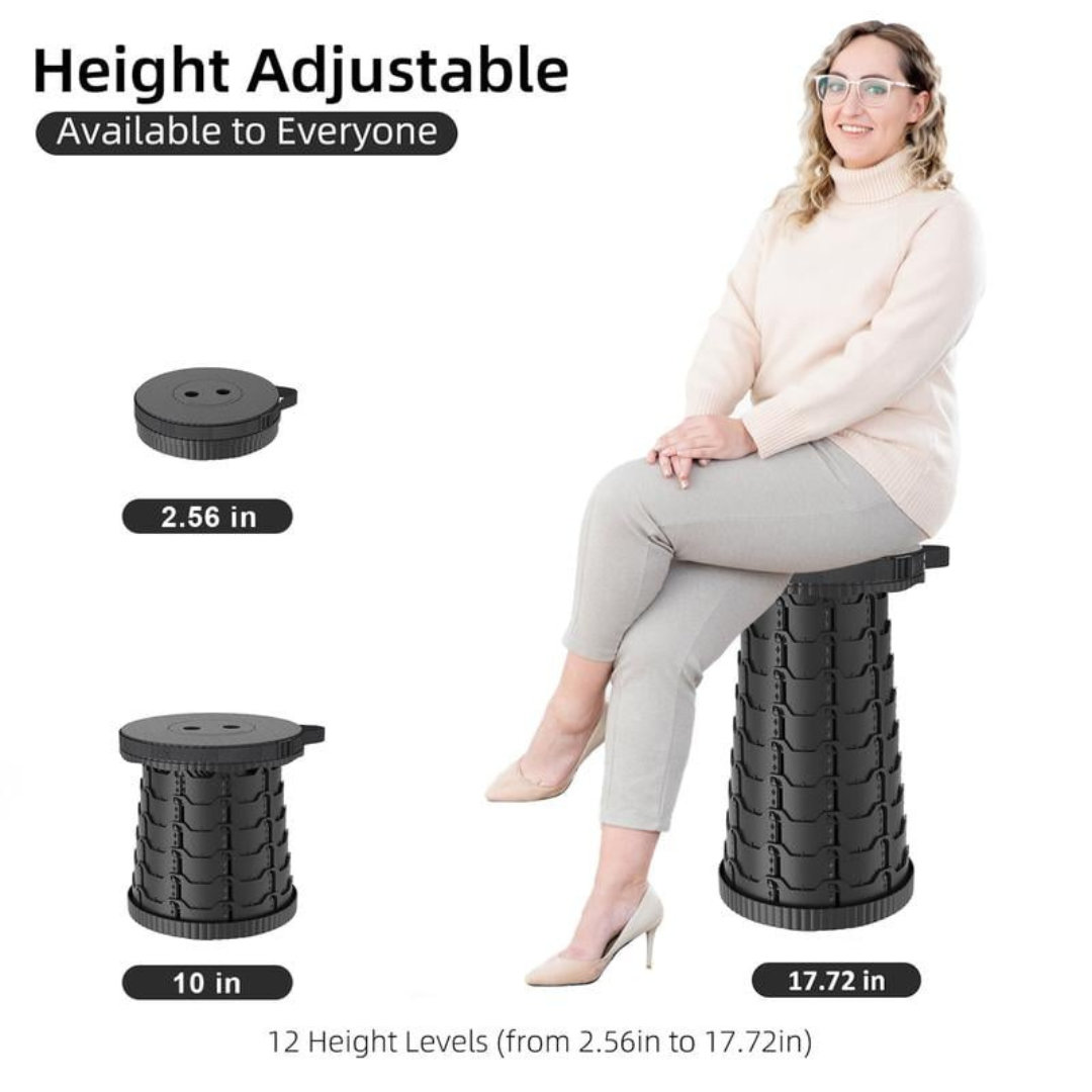 Heavy-Duty Collapsible Portable Stool