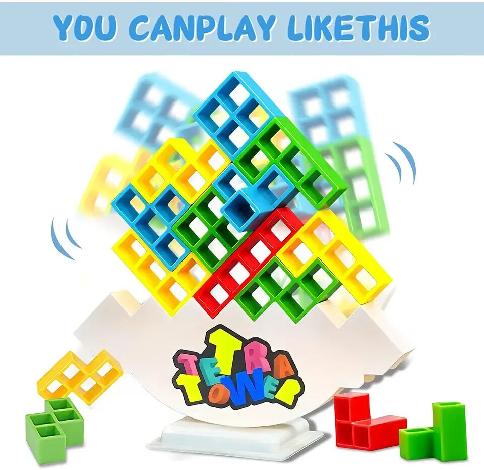 SwingStack 16-Piece Child Balance Toy