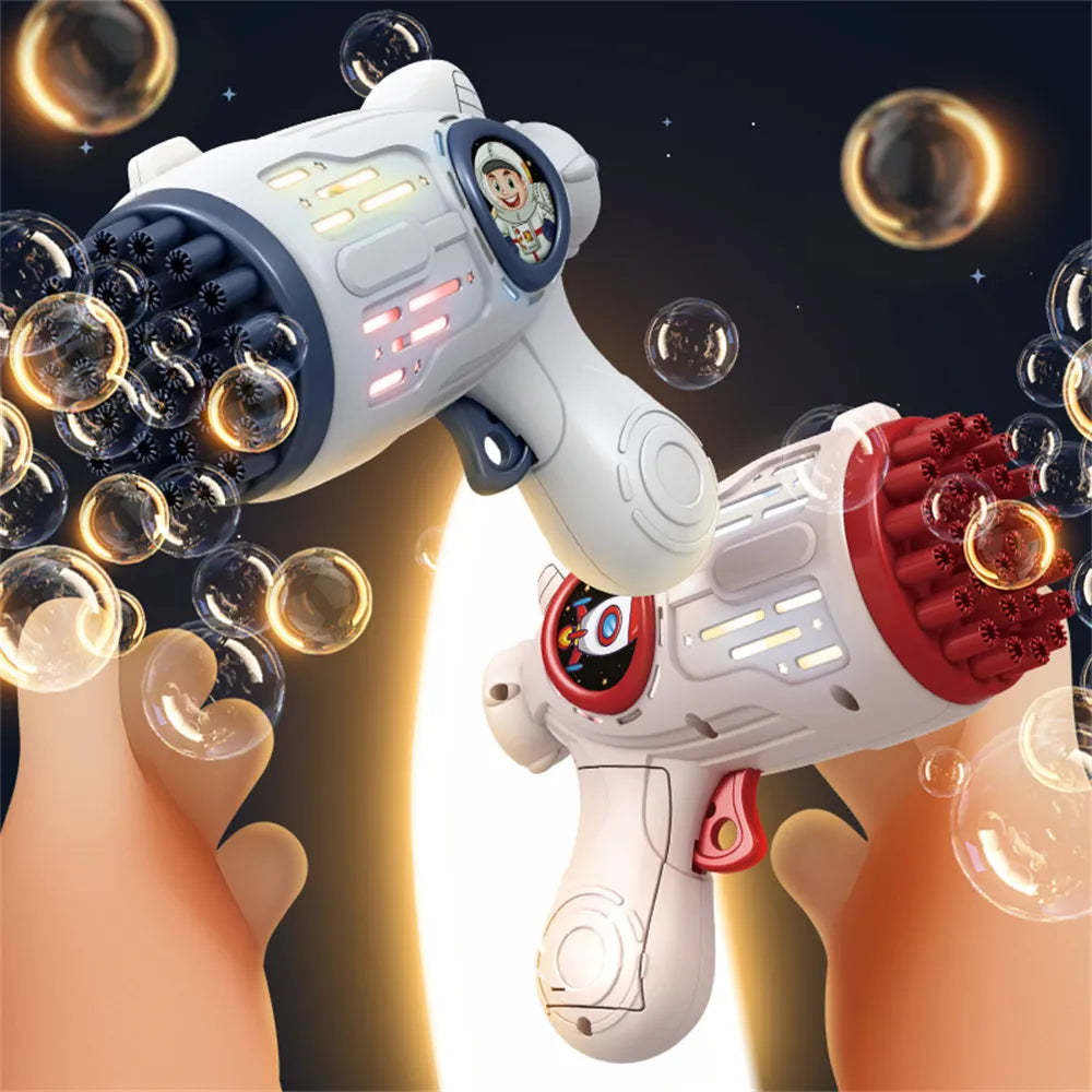 Electric Bubble Gun with LED Light