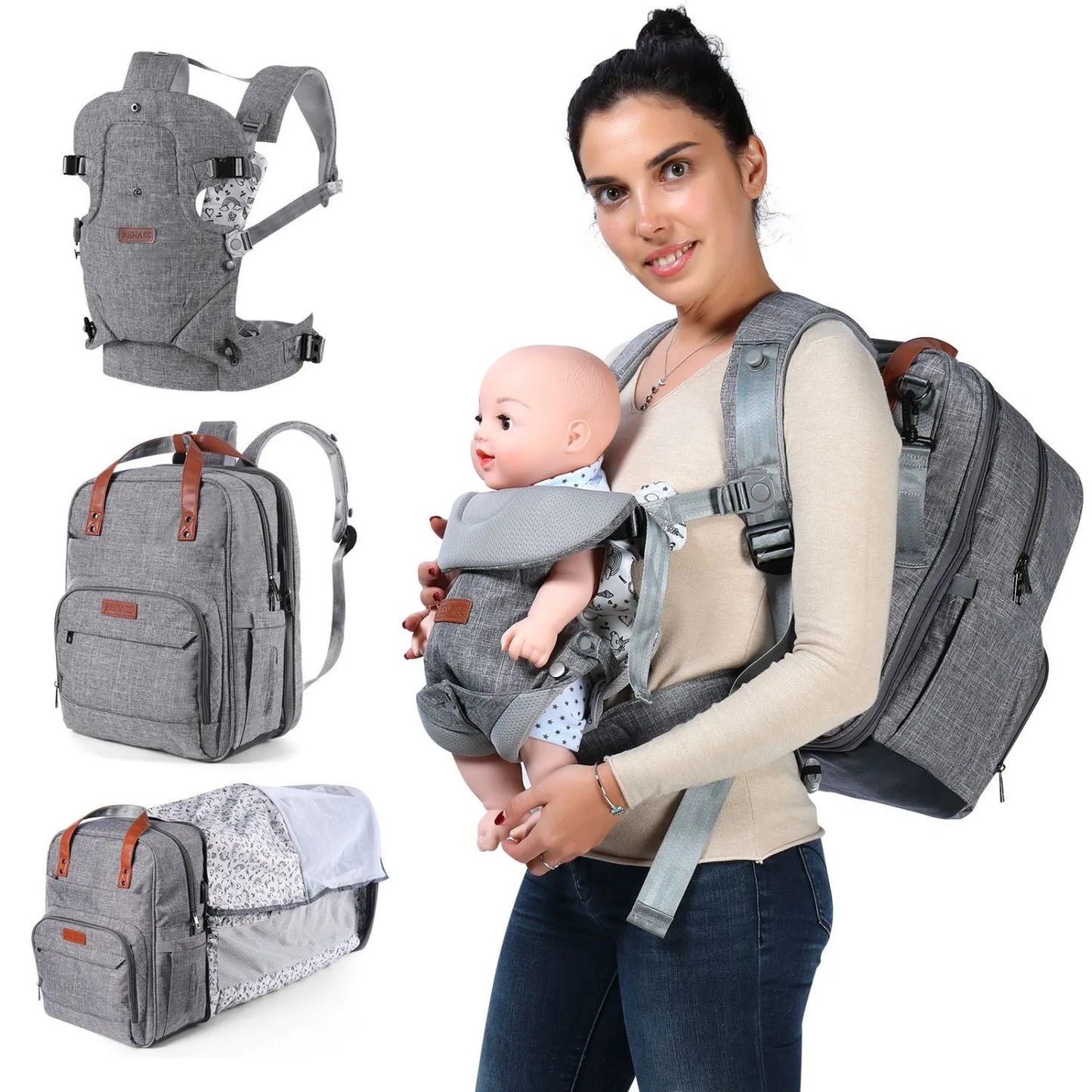 Multifunction Maternity Backpack Baby Carrier