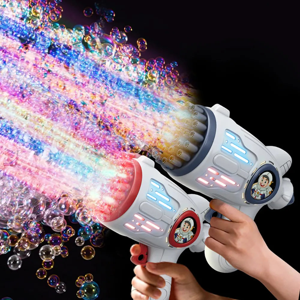 Electric Bubble Gun with LED Light