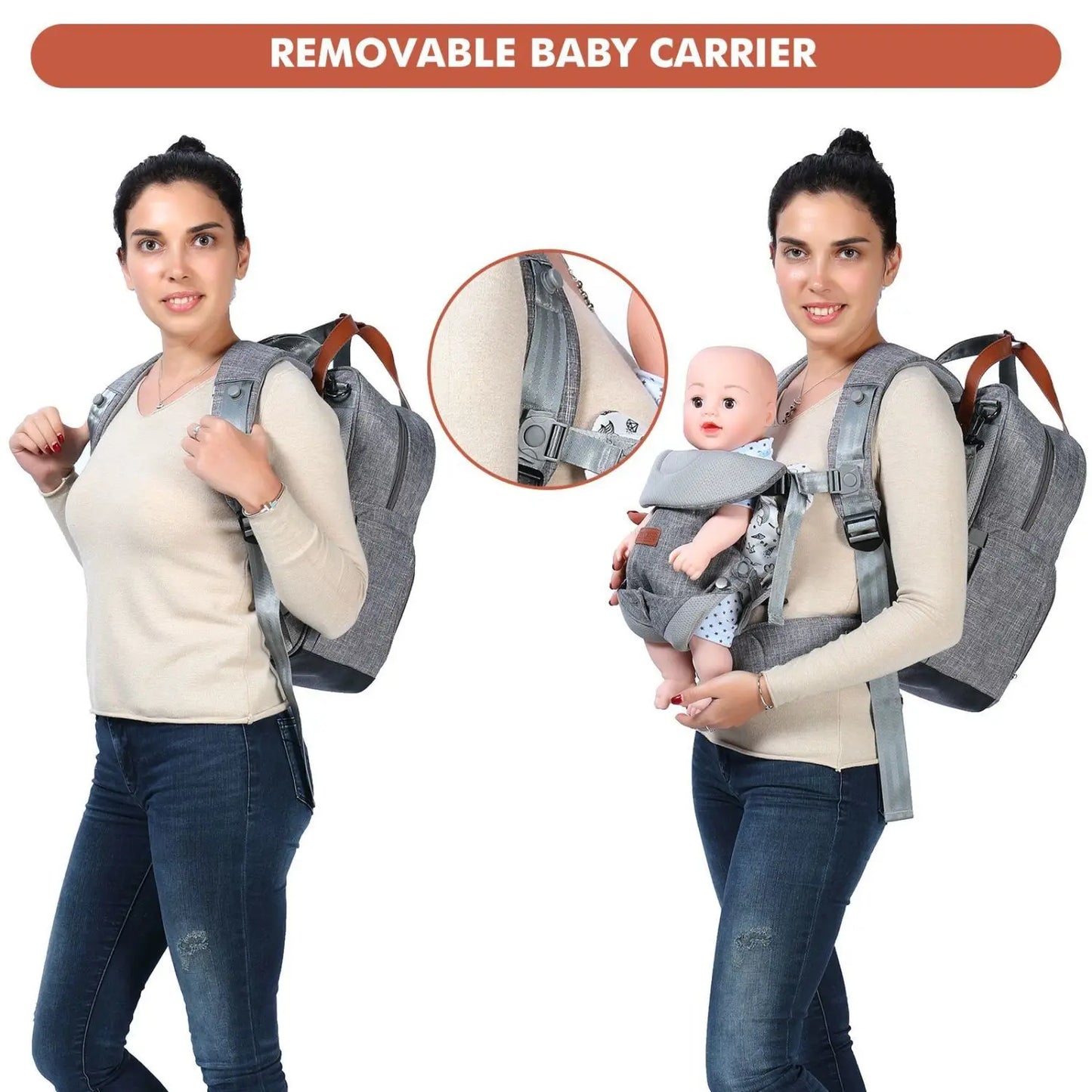 Multifunction Maternity Backpack Baby Carrier