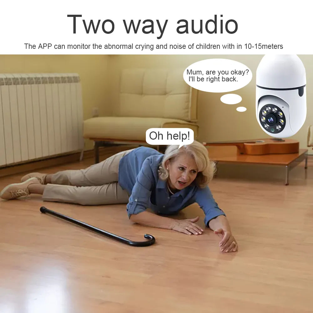 Safelight (Easy To Install) Wireless Bulb Camera
