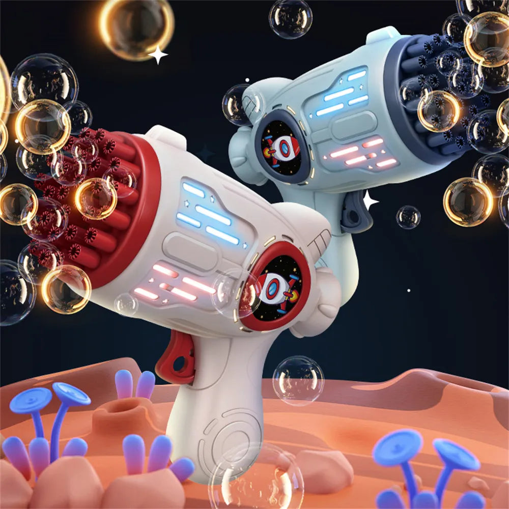 Electric Bubble Gun with LED Light