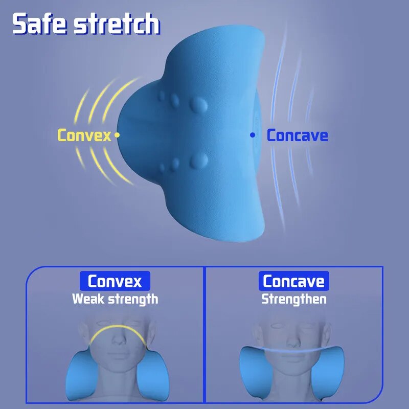 Neck Stretcher & Massage Pillow