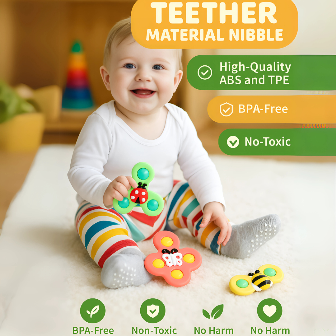 SpinniPals Happy Baby Spinner Fun Toy