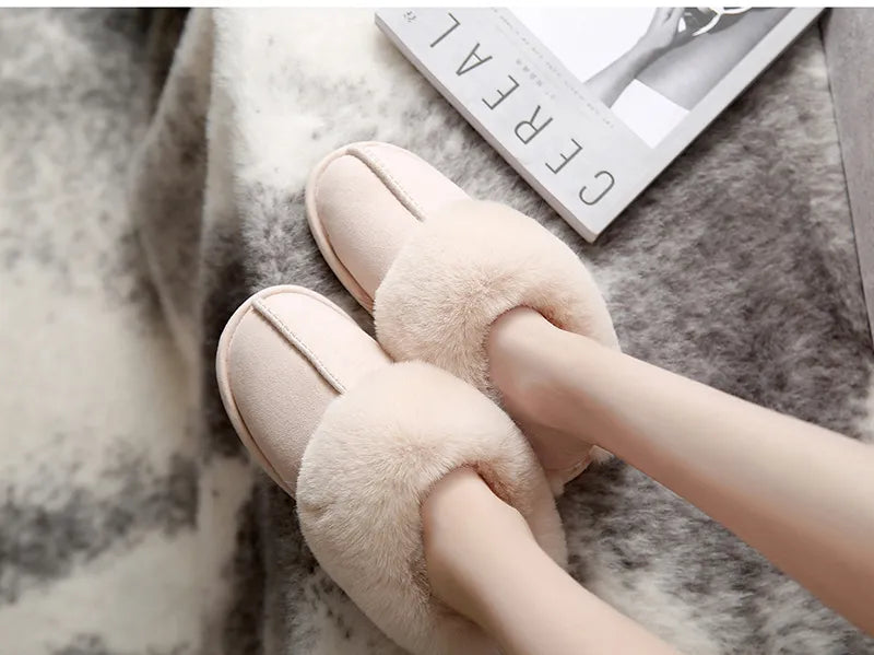 Winter Warm Fur Slippers
