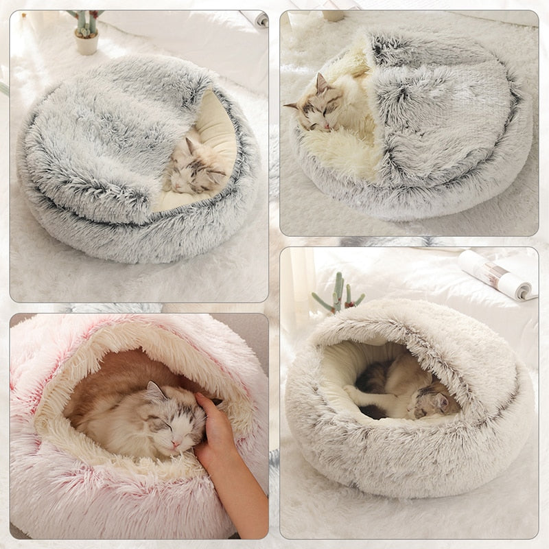 Soft Plush Fluffy Pet Bed