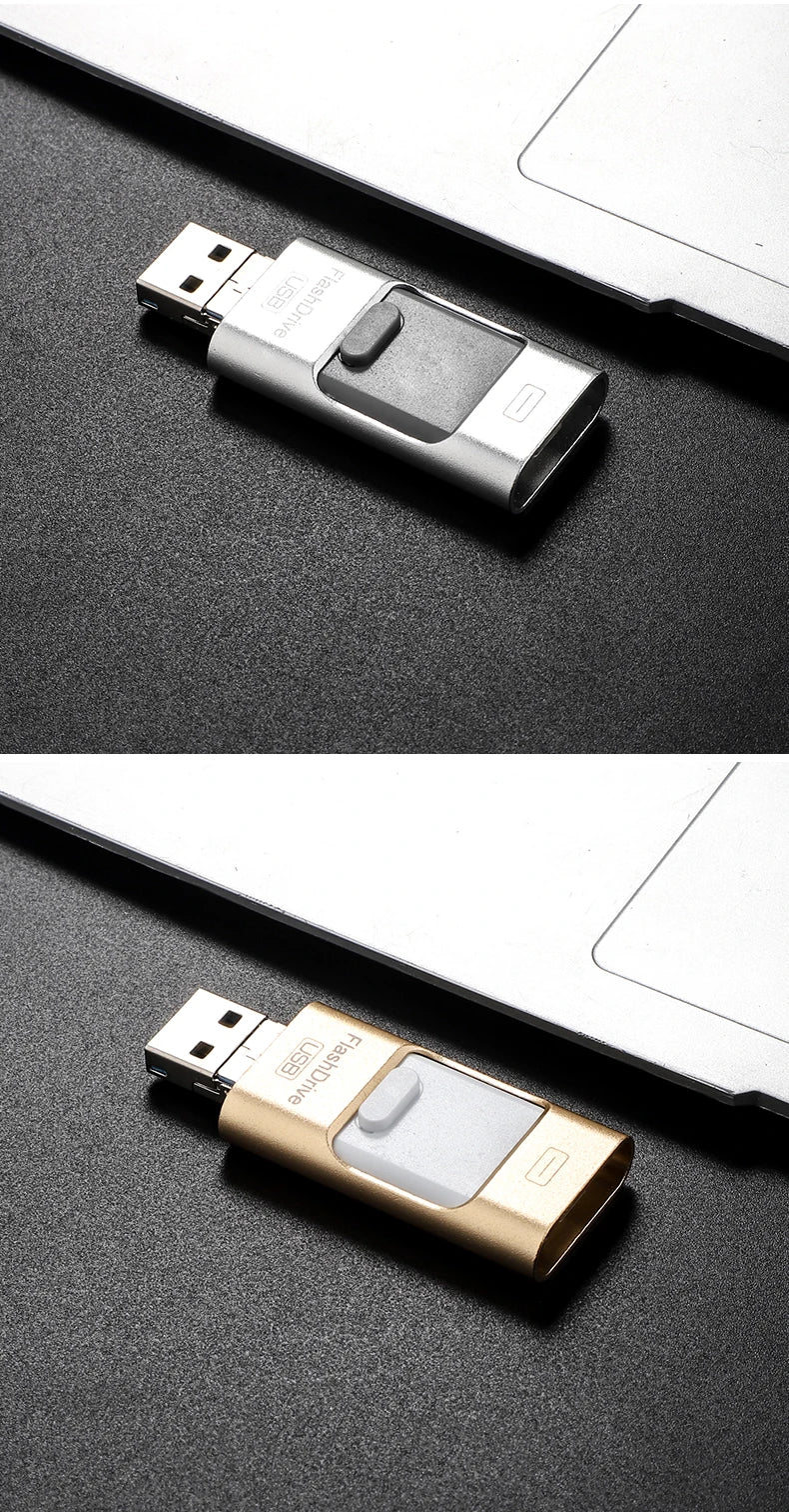 4 in 1 USB Flash Drive ™ Various Sizes