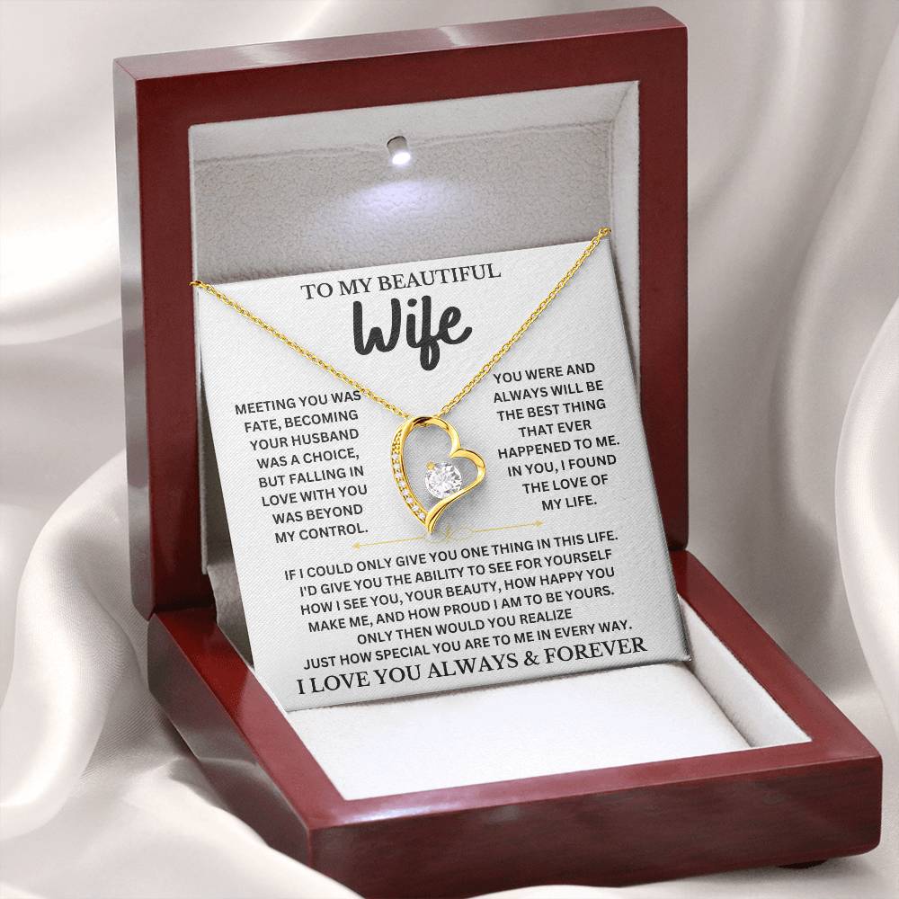 Eternal Sparkle Wife Necklace