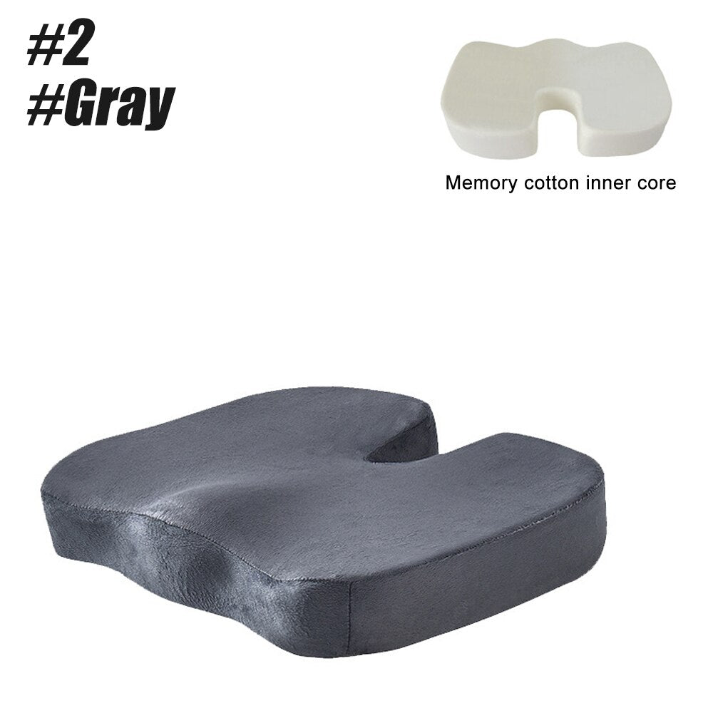 Ergonomic Design Memory Foam Seat Cushion
