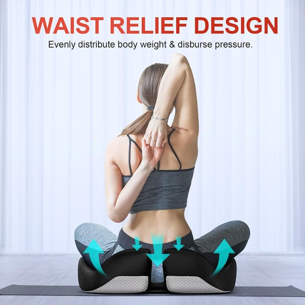 Ergonomic Design Memory Foam Seat Cushion