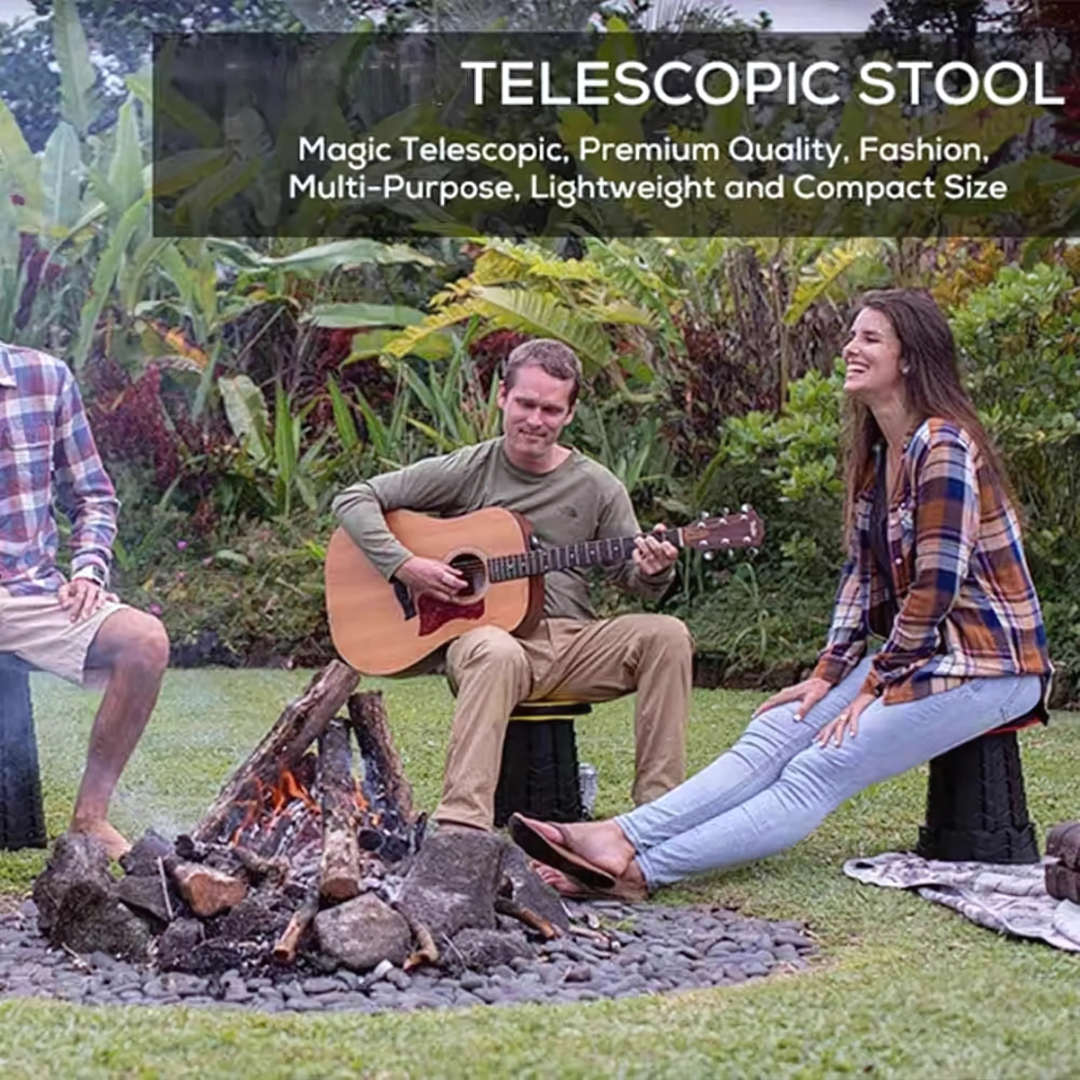 Heavy-Duty Collapsible Portable Stool