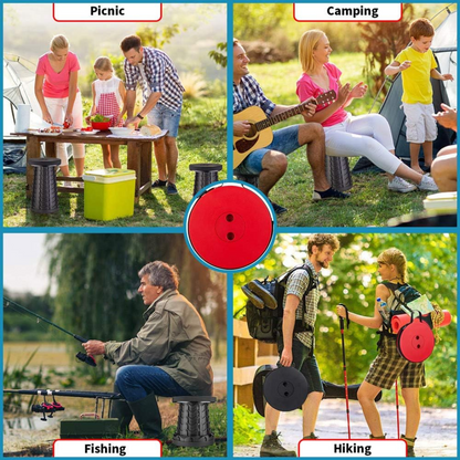 Heavy-Duty Collapsible Portable Stool