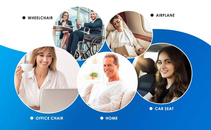 Ergonomic Design Memory Foam Seat Cushion