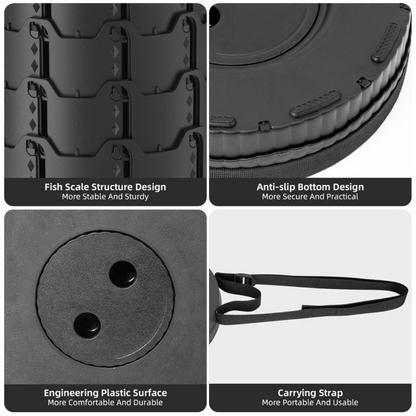 Heavy-Duty Collapsible Portable Stool