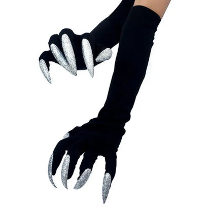 Fashionable Ghost Claw Halloween Gloves