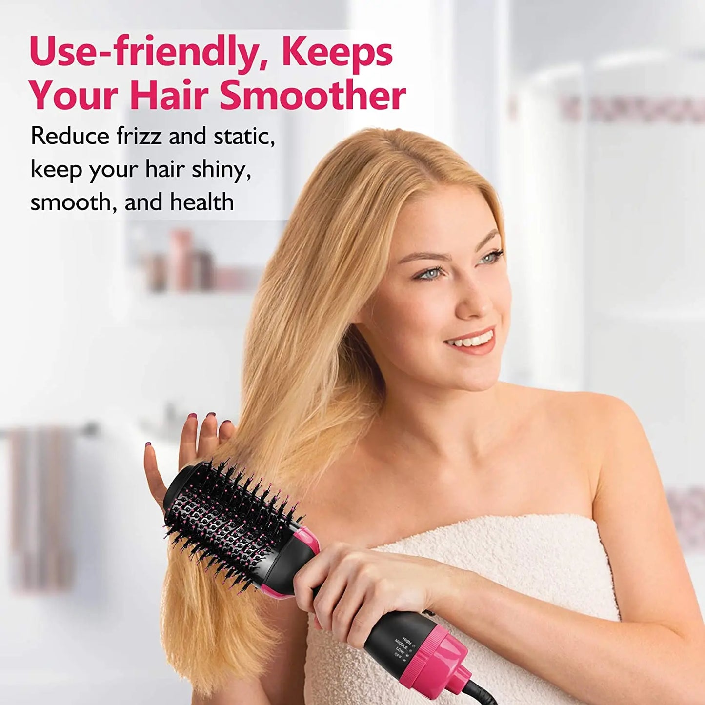 One-Step Ionic Hair Dryer Brush