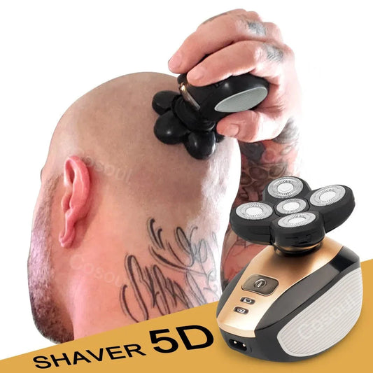 Rechargeable Electric Head Shaver for Men