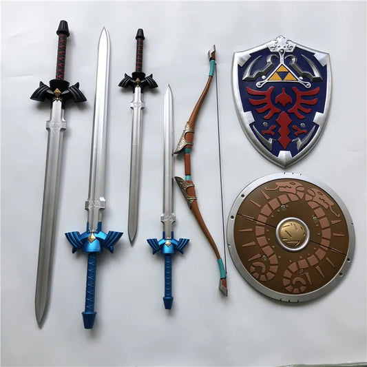 Game Link Sky Shield and Sword Cosplay Props