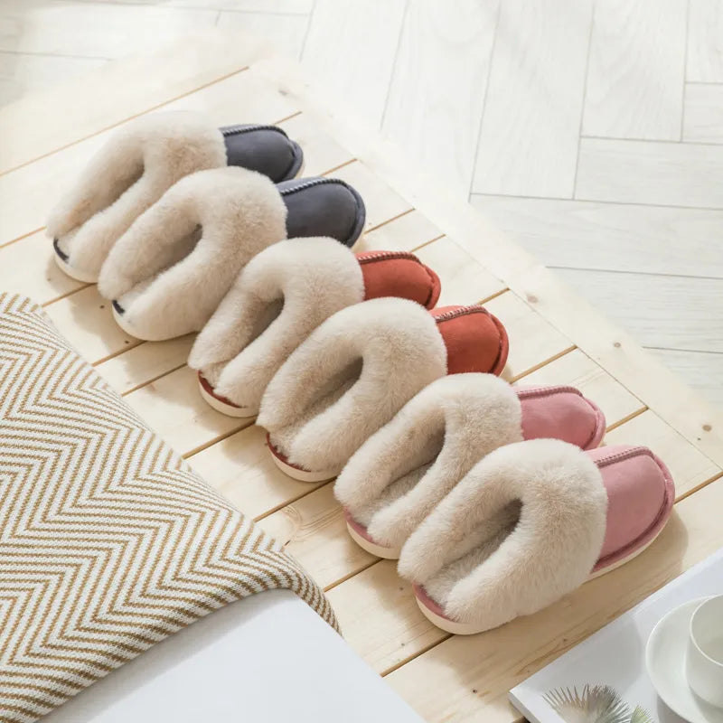 Winter Warm Fur Slippers
