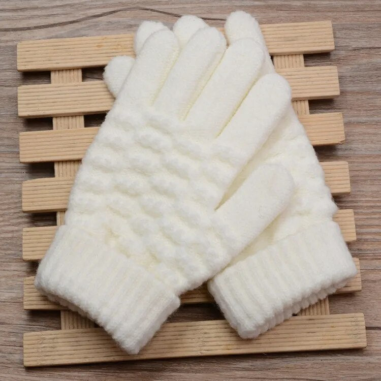 Crochet Winter Touch Screen Gloves