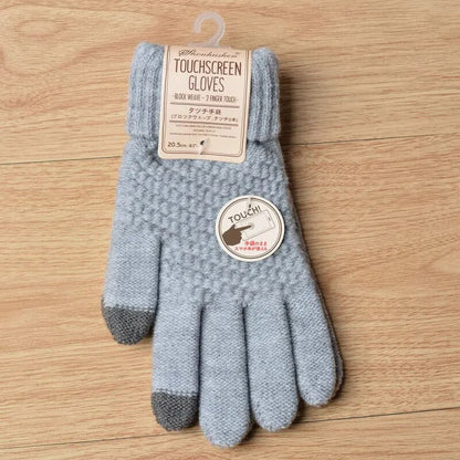 Crochet Winter Touch Screen Gloves