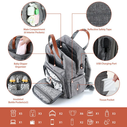 Multifunction Maternity Backpack Baby Carrier