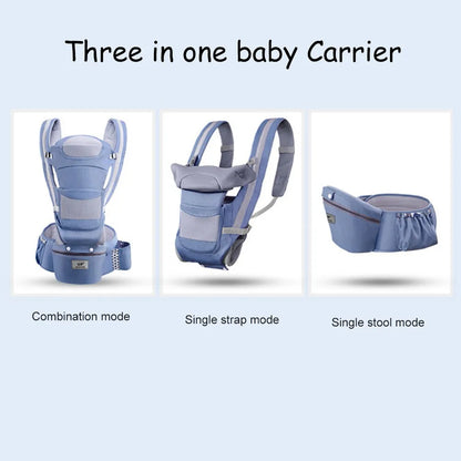 Ergonomic Baby Carrier with Hipseat