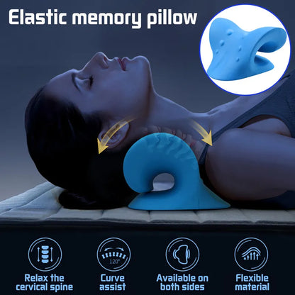 Neck Stretcher & Massage Pillow
