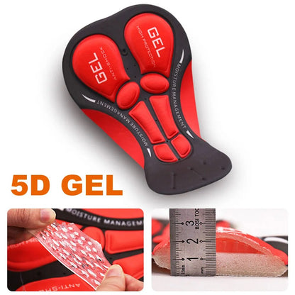 5D Gel Pad Breathable Cycling Shorts