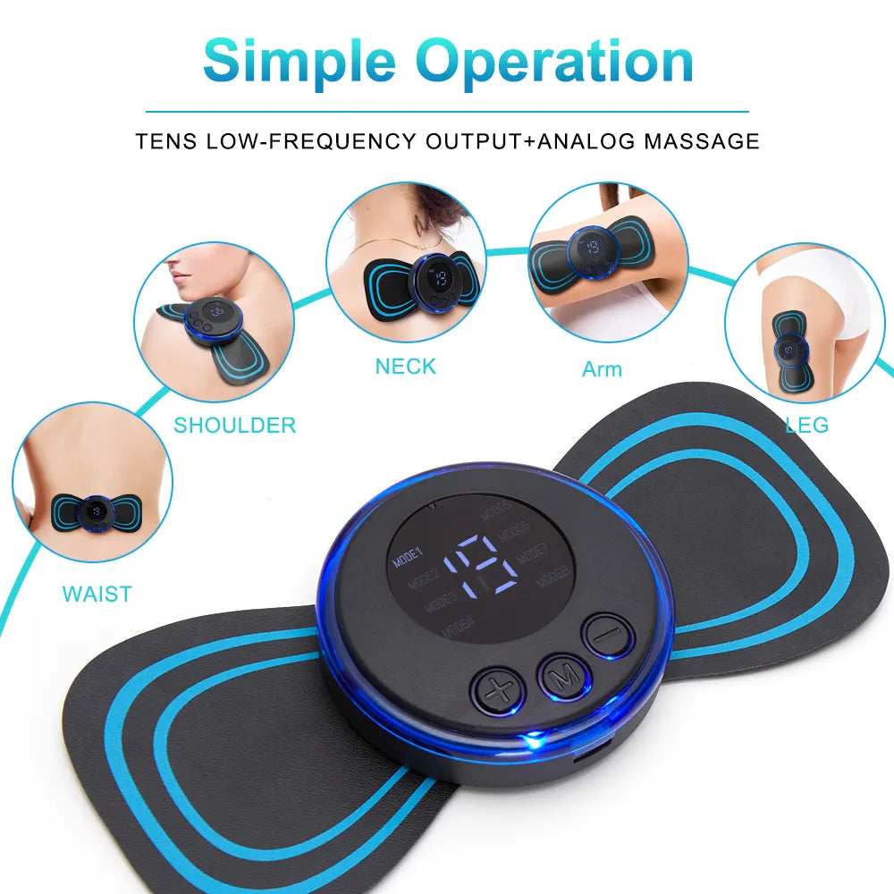 LCD EMS Body Massager