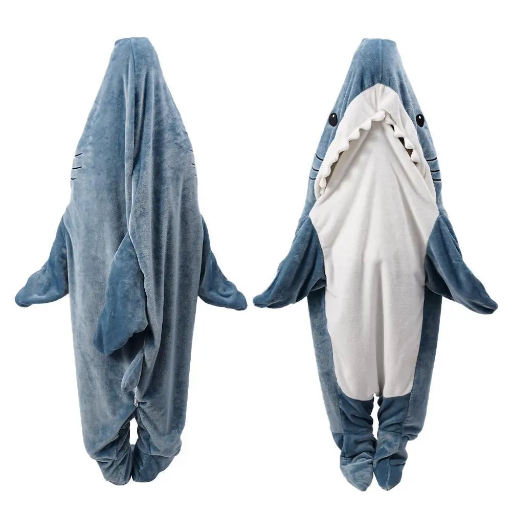 Realistic Shark Blanket Hoodie