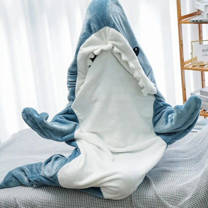 Realistic Shark Blanket Hoodie